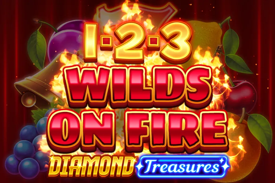 Play 1-2-3 Wilds on Fire Diamond Treasures