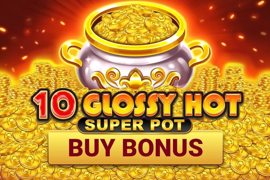 Play 10 Glossy Hot Super Pot